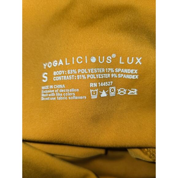 Mustard Yogalicious Biker Shorts – Size S - Picture 8 of 8